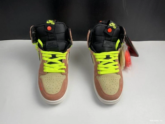 Reps TB Switch Peach High CW6576-800 Jordan Air 1 0806
